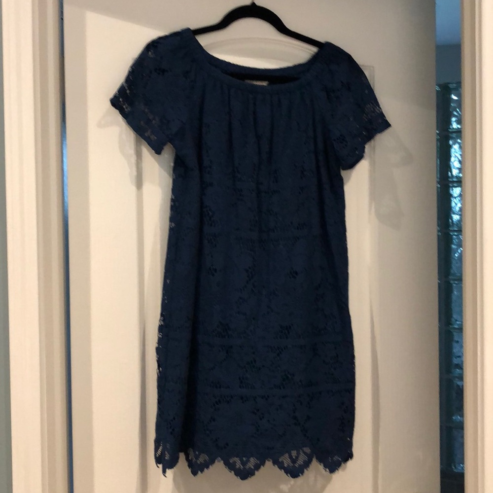 Blue dress